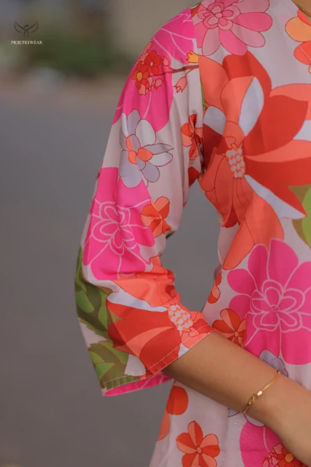 Cream Long Sleeve Button-Front Co-Ord Set with long-sleeved button-front shirt and coordinating pant